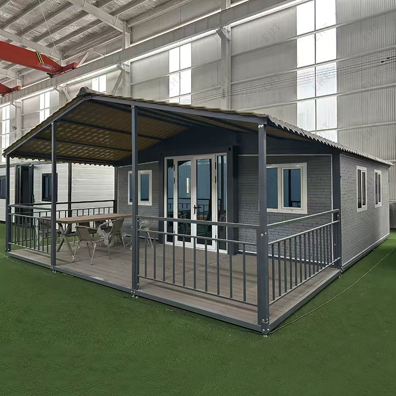 Nhà container có thể mở rộng cánh đôi 20ft Đơn vị sống di động đúc sẵn