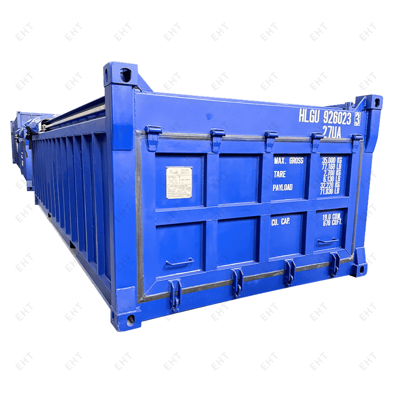 Nắp trượt 20ft Container số lượng lớn nửa chiều cao