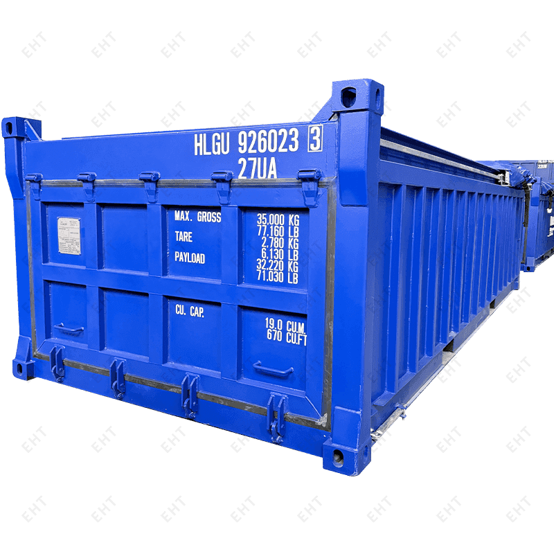 Nắp trượt 20ft Container số lượng lớn nửa chiều cao